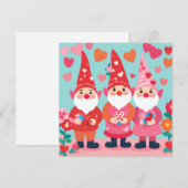 Carte de la Saint-Valentin avec des Gnomes (Devant / Derrière)