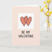 Carte de la Saint-Valentin avec des pêches (Fleur jaune)