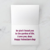 Carte de la Saint-Valentin avec deux papillons dan (Intérieur)
