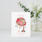 Carte de la Saint-Valentin avec l'arbre du cœur (Debout devant)
