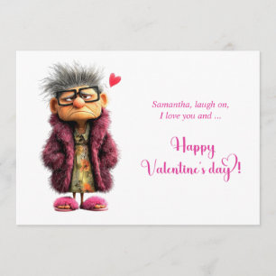 Carte de la Saint-Valentin avec nourriture de dess