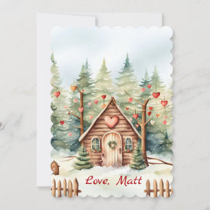 Carte de la Saint-Valentin avec ours et texte pers