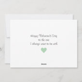 Carte de la Saint-Valentin avec photo d'argile ros (Dos)