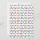 Carte de la Saint-Valentin avec photo de cœurs de (Dos)