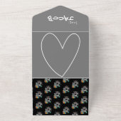 Carte de la Saint-Valentin avec photo de garçon ro (Dehors)