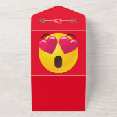 Carte de la Saint-Valentin avec photo et emoji cœu (Dehors)