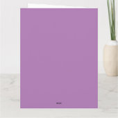 Carte de la Saint-Valentin avec un chat dans une t (Dos)