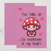 Carte de la Saint-Valentin avec un jeu de mots mig (Devant / Derrière)