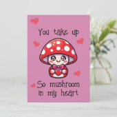 Carte de la Saint-Valentin avec un jeu de mots mig (Debout devant)