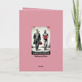 Carte de la Saint-Valentin avec un slogan drôle (Dos)