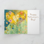 Carte de la Saint-Valentin baiser belle impression (Intérieur)