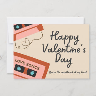 Carte de la Saint-Valentin Bande Sonore de Mon Cœu