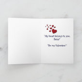 Carte de la Saint Valentin Beaver (Intérieur)