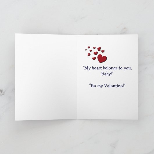 Carte de la Saint Valentin Beaver (Intérieur)