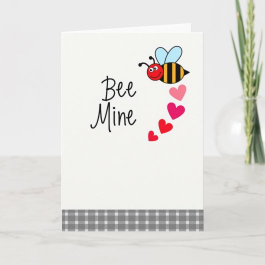 Carte de la Saint-Valentin Bee Mine (Devant)