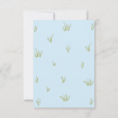 Carte de la Saint-Valentin Bleu (Dos)