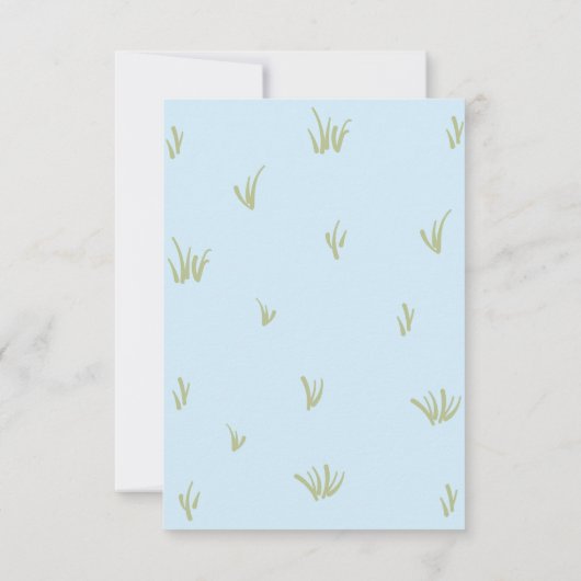 Carte de la Saint-Valentin Bleu (Dos)