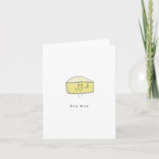 Carte de la Saint-Valentin Brie Mienne (Devant)
