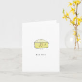 Carte de la Saint-Valentin Brie Mienne (Fleur jaune)