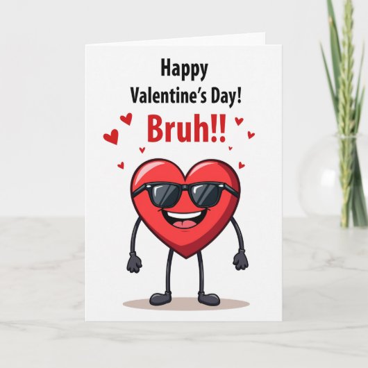 Carte de la Saint-Valentin Bruh (Devant)
