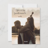 Carte de la Saint-Valentin, carte romantique, cart (Dos)