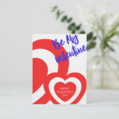 Carte de la Saint-Valentin, carte romantique, cart (Debout devant)