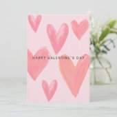 Carte de la Saint-Valentin, carte romantique, cart (Debout devant)