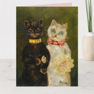 CARTE DE LA SAINT-VALENTIN CHAT LOUIS WAIN GRANDE