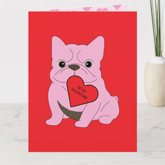 Carte de la Saint-Valentin, Chien (Devant)