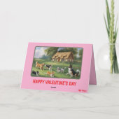 Carte de la Saint-Valentin Chien de John Keats (Dos)