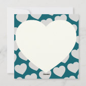 Carte de la Saint-Valentin Chinchillas s'embrassan (Dos)