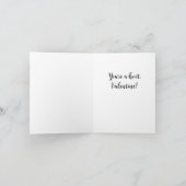 Carte de la Saint-Valentin Chouette Aquarelle Patc (Intérieur)