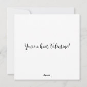 Carte de la Saint-Valentin Chouette en aquarelle p (Dos)