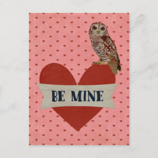 Carte de la Saint-Valentin chouette sera à moi