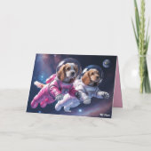 Carte de la Saint-Valentin Cocker Spaniel (Dos)