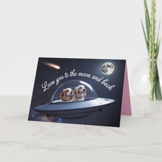 Carte de la Saint-Valentin Cocker Spaniel (Devant)