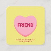 Carte de la Saint-Valentin cœur de conversation ja (Devant)