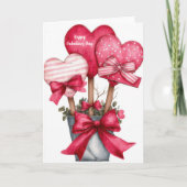 Carte de la Saint-Valentin Cœurs dans une Tasse  (Devant)