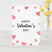 Carte de la Saint-Valentin Cœurs Romantiques (Fleur jaune)