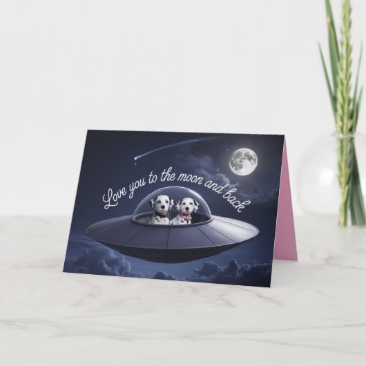 Carte de la Saint-Valentin dalmate (Devant)
