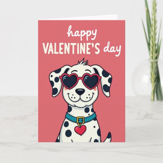 Carte de la Saint-Valentin dalmatien (Devant)