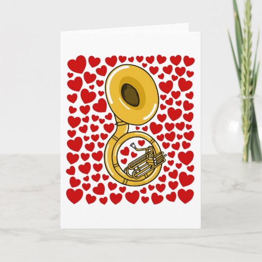 Carte de la Saint-Valentin d'anniversaire de Sousa (Devant)