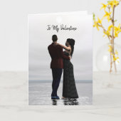 Carte de la Saint-Valentin 'Danse avec moi' (Fleur jaune)