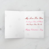 Carte de la Saint-Valentin de baleine (Intérieur)