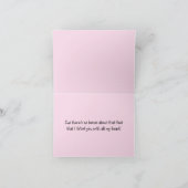 Carte de la Saint-Valentin de dachshund animée (Intérieur)