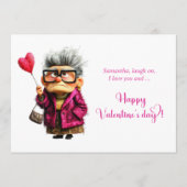 Carte de la Saint-Valentin de grand-mère ennuyée d (Devant)