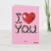 Carte de la Saint-Valentin de Keats (Dos)