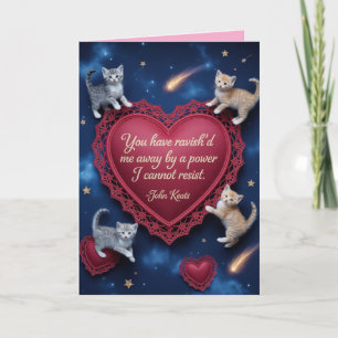 Carte de la Saint-Valentin de Keats
