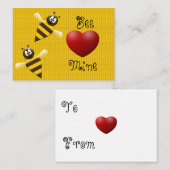 Carte de la Saint Valentin de la Mine d'Abee (Devant / Derrière)