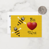 Carte de la Saint Valentin de la Mine d'Abee (Devant/Arrière en situation)